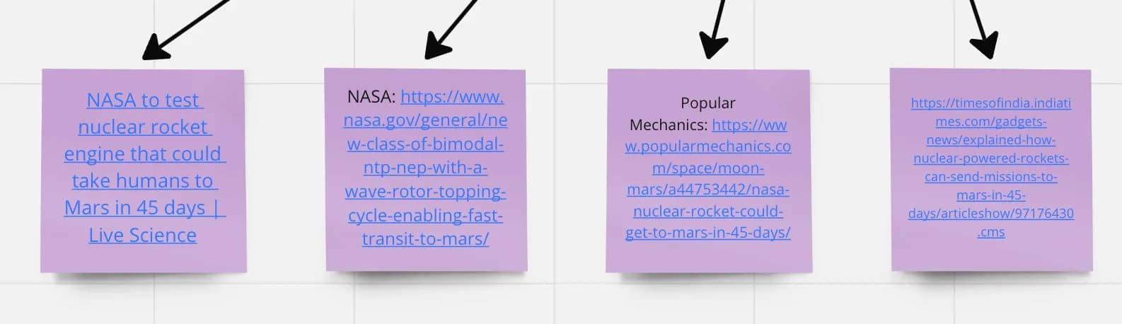 Multiple Sources on Travel Time of a Nuclear Rocket